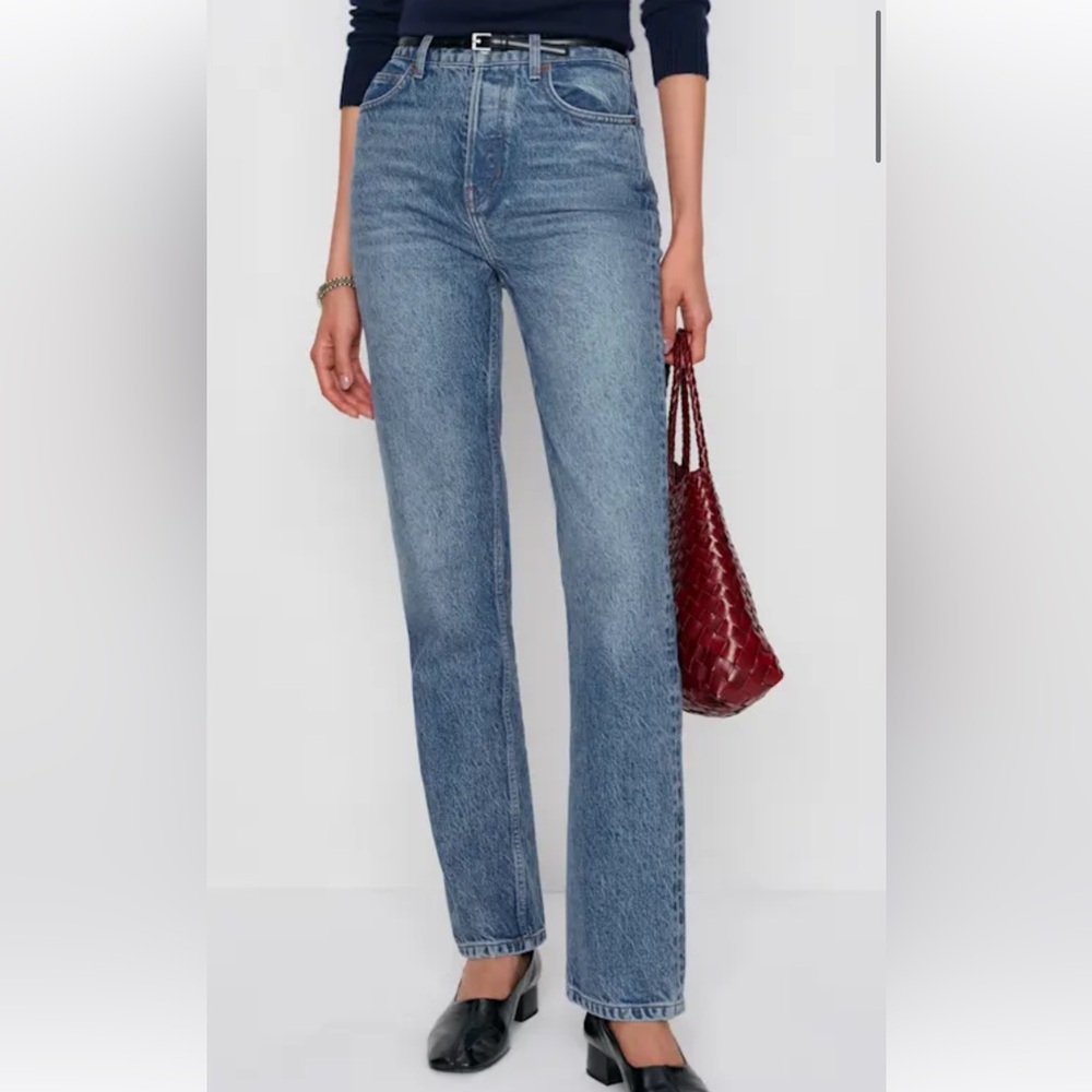 Reformation straight leg jeans